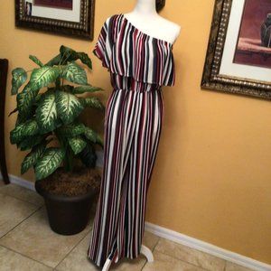 Favlux Fashion  Stripe Jumpsuit